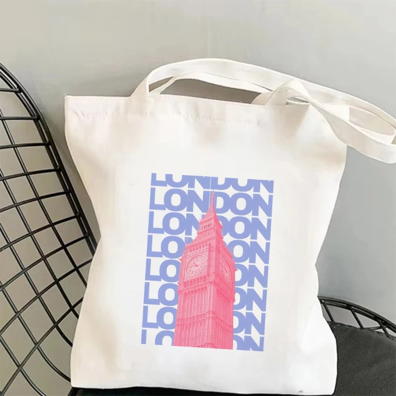 Tote Bag Canvas Print - Bolso de mano con gráfico de