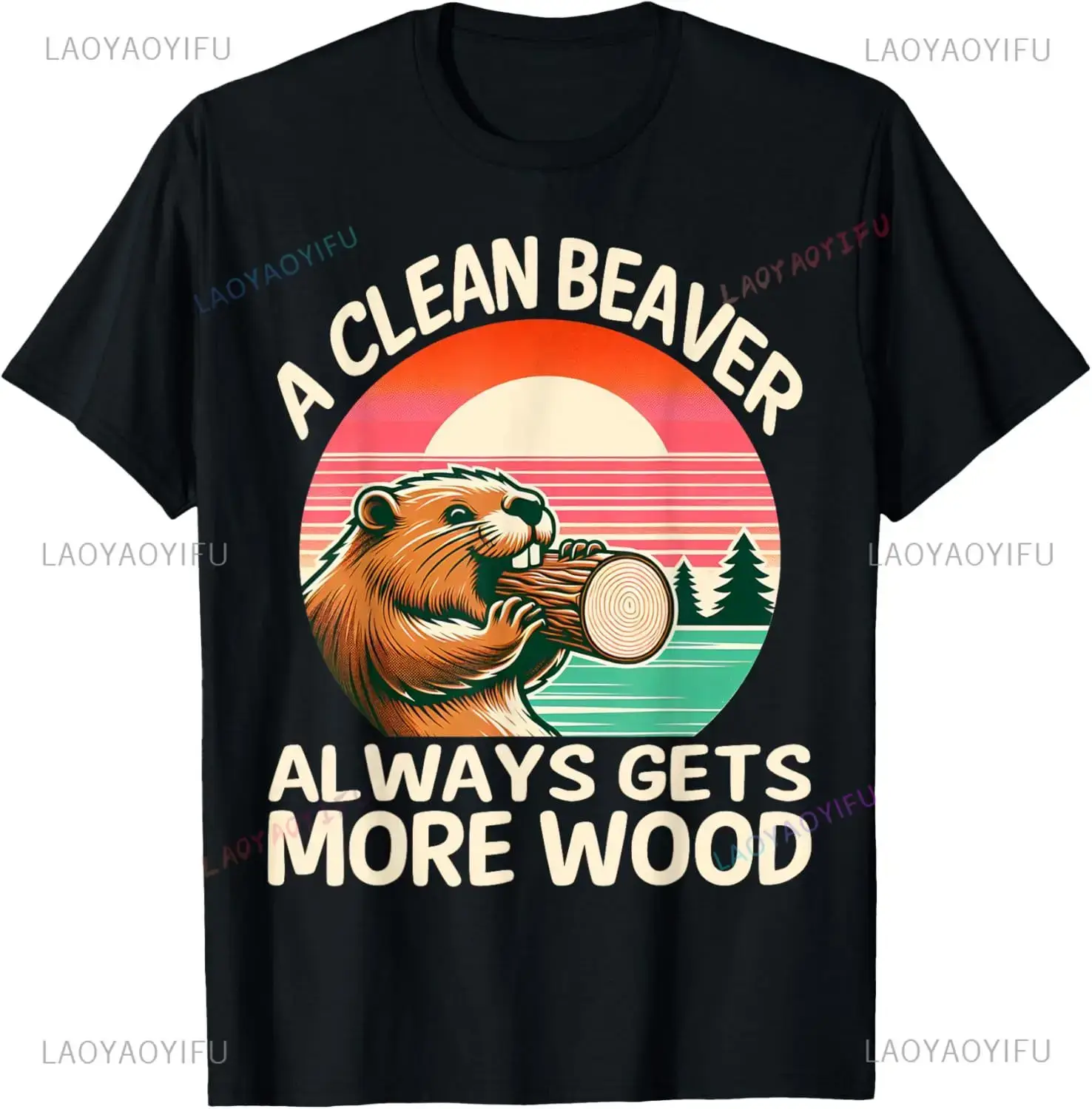 Street Fashion Types - Camiseta de un castor limpio siempre