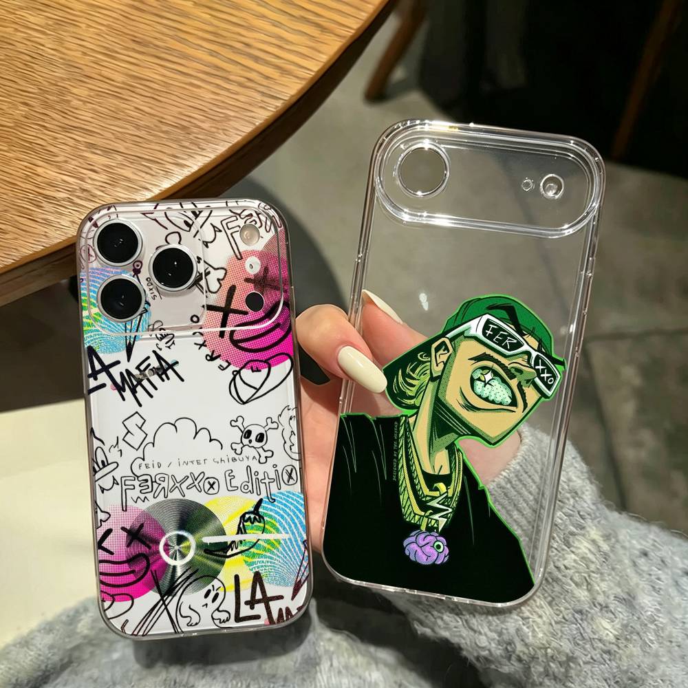 Street Fashion Quotes - Funda Transparente para Teléfono con Diseño