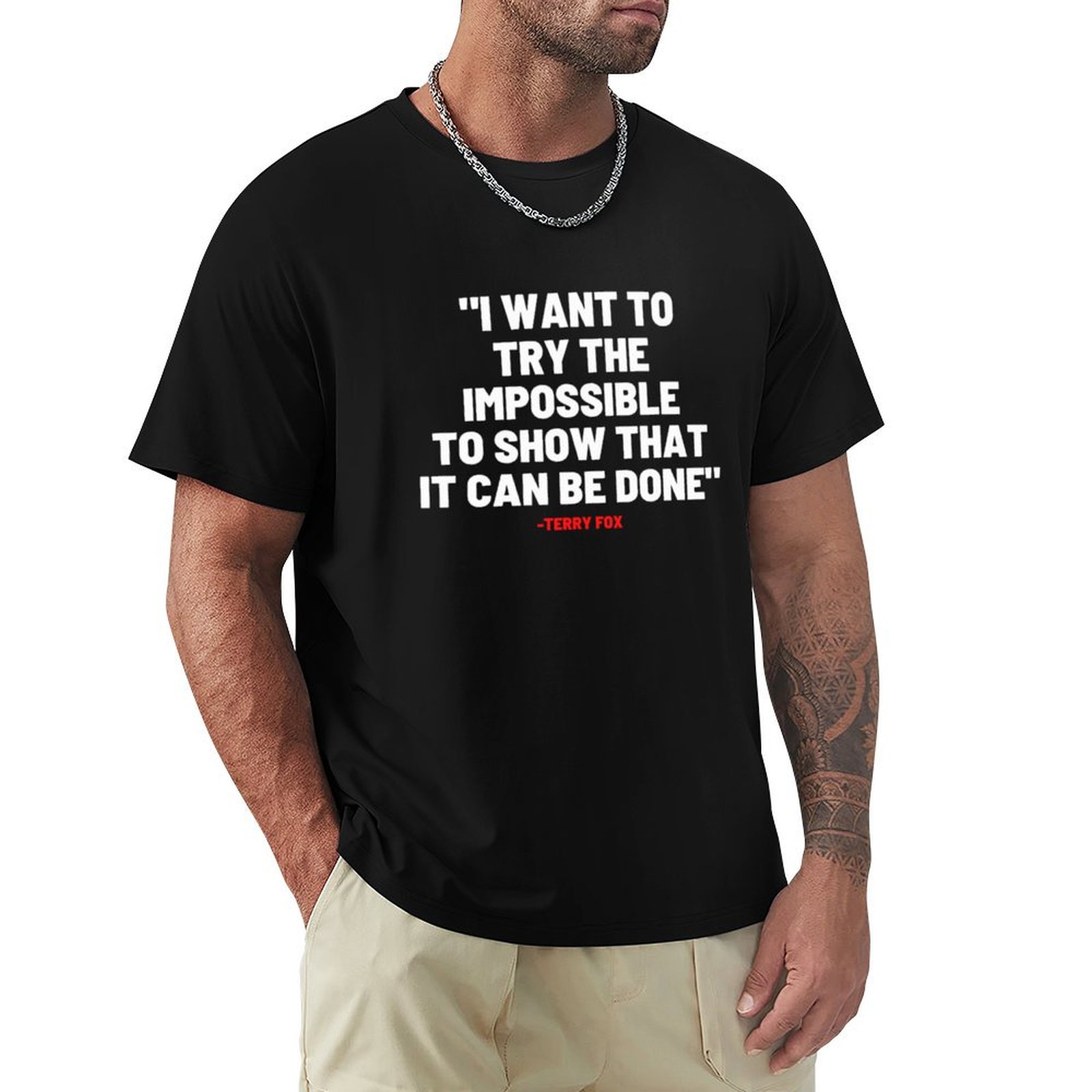 Street Fashion Canada - Camiseta Terry Fox Canada The Marathon