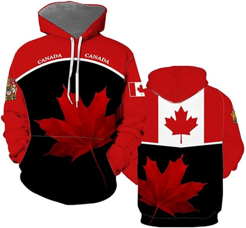 Street Fashion Canada - Sudadera con capucha de Canadá, Sudadera