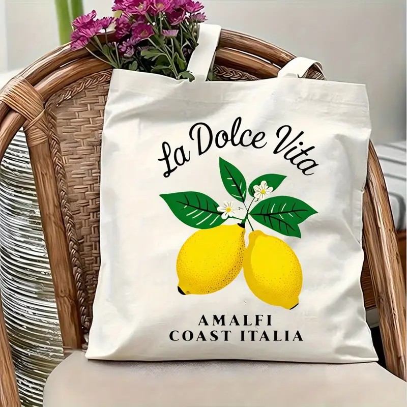 Bolsa de Lona La Dolce Vita co - Tote Bag Canvas Print reseña y precio