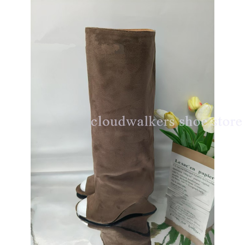 Nuevas botas hasta la rodilla  - Street Fashion Walk reseña y precio