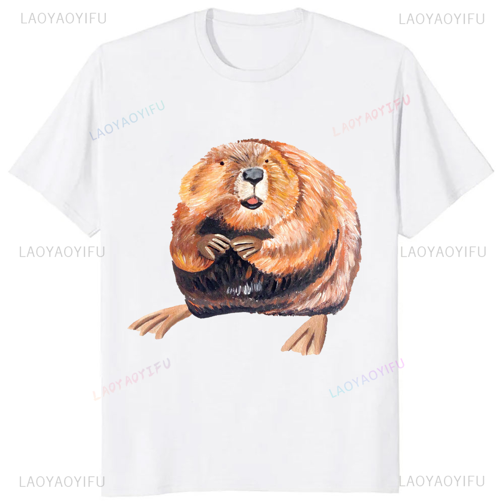 Camiseta de un castor limpio s - Street Fashion Types reseña y precio