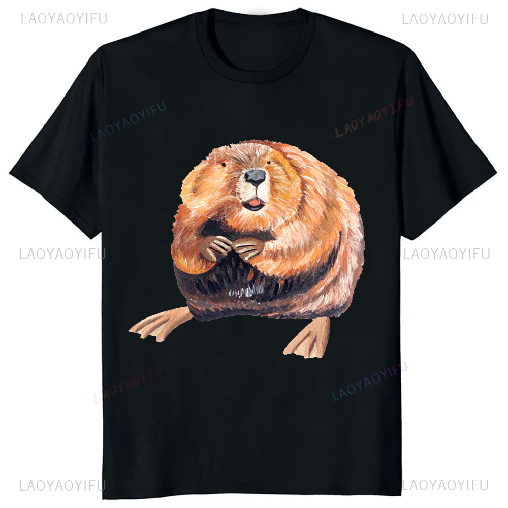 Camiseta de un castor limpio s - Street Fashion Types reseña y precio