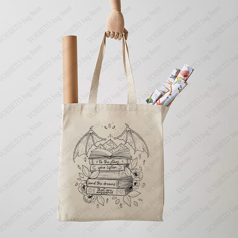 SJM Night Court bolso de mano  - Tote Bag Canvas Print reseña y precio